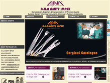 Tablet Screenshot of anaamity.com